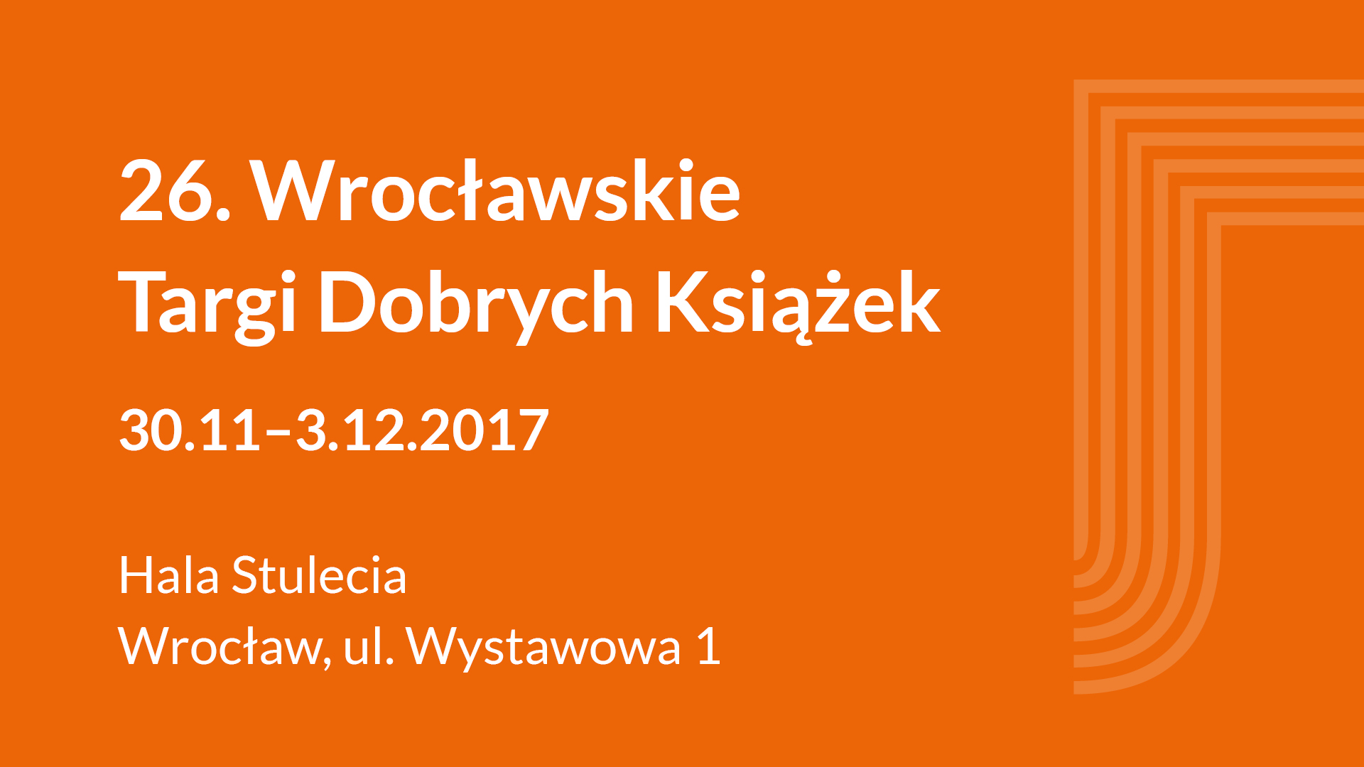 26. Wrocławskie Promocje Dobrych Książek