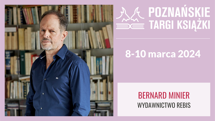 Bernard Minier francuski król kryminałów będzie promował w Polsce swoją nową ksiązkę pt. "Spirala zła"