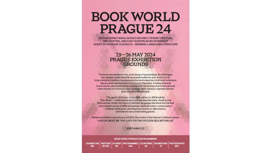 Central and East European Book Market na Międzynarodowych Targach Książki i Festiwalu Literackim „Svět knihy” w Pradze