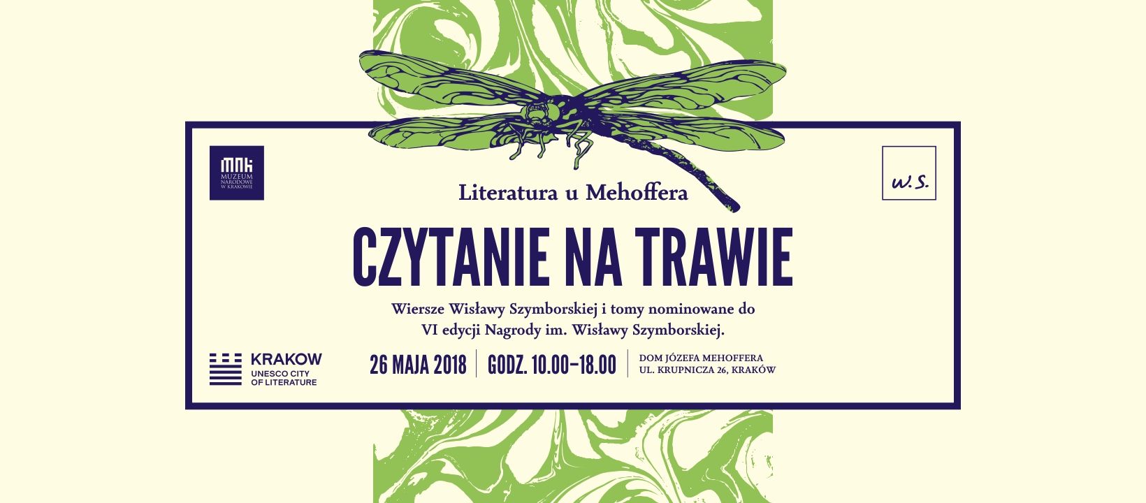 "Czytanie na trawie", Fundacja Wisławy Szymborskiej