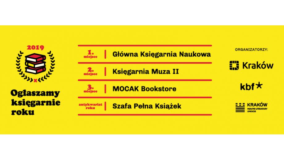 Krakowskie księgarnie roku – właśnie ruszyła ich kampania promocyjna. 