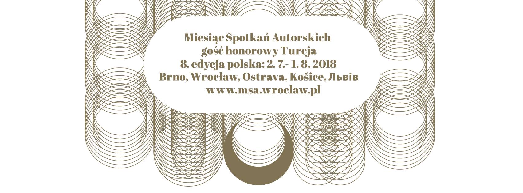  Miesiąc Spotkań Autorskich, Wrocław 2018, 