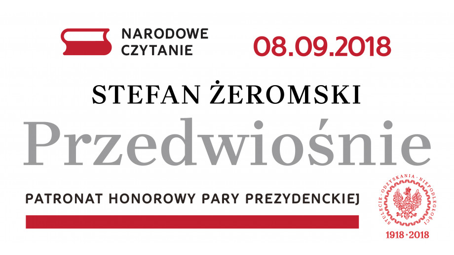 Narodowe Czytanie, "Przedwiośnie",  Stefan Żeromski,  Ogród Saski, Warszawa,