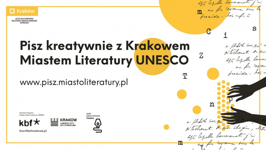 Pisz kreatywnie z Miastem Literatury UNESCO