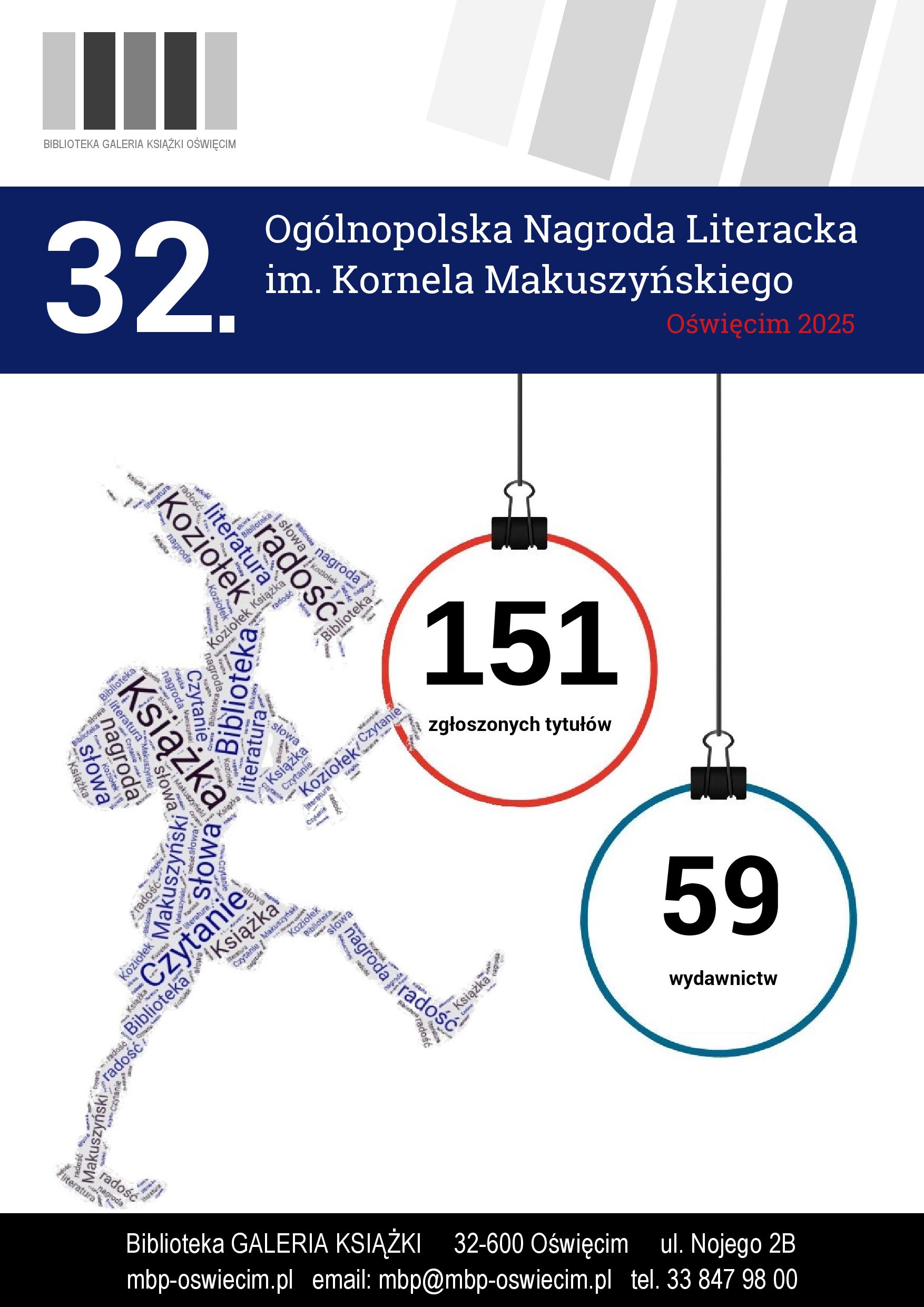 151 tytułów zgłoszono do Nagrody Literackiej im. Kornela Makuszyńskiego