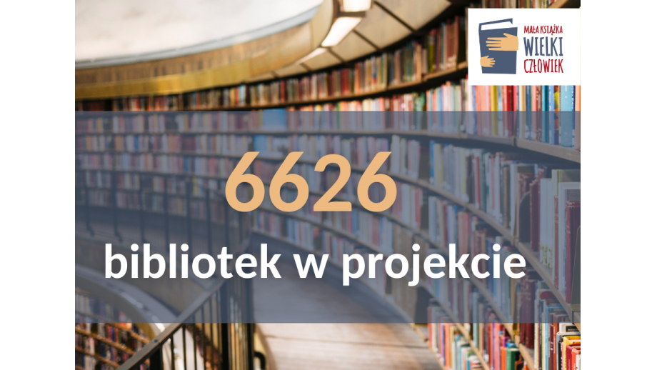 6626 bibliotek w projekcie „Mała książka – wielki człowiek”