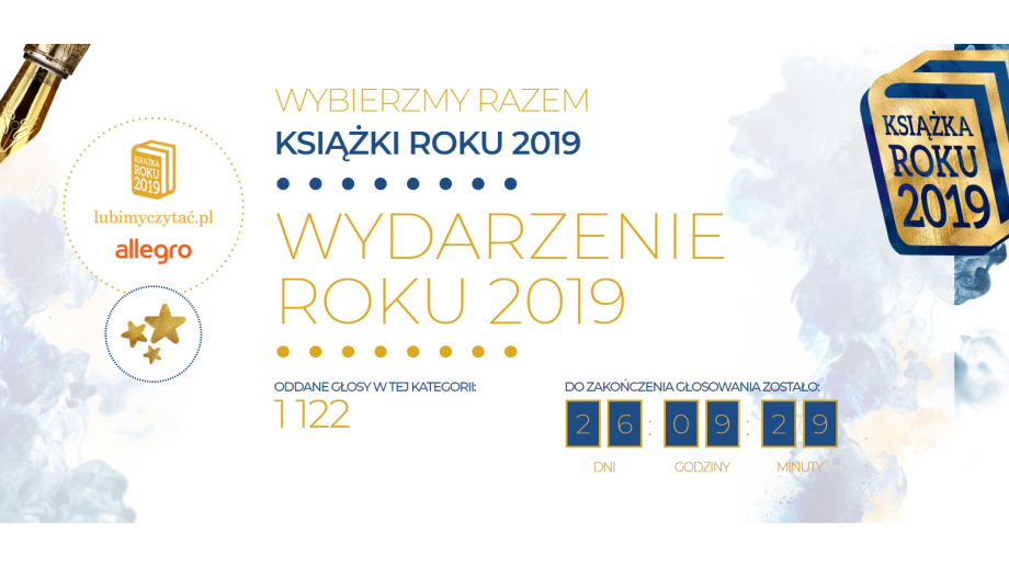 Akcja Czytaj PL nominowana do tytułu Wydarzenie Roku przez lubimyczytac.pl