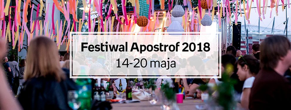  Międzynarodowy Festiwal Literatury, Apostrof 2018 