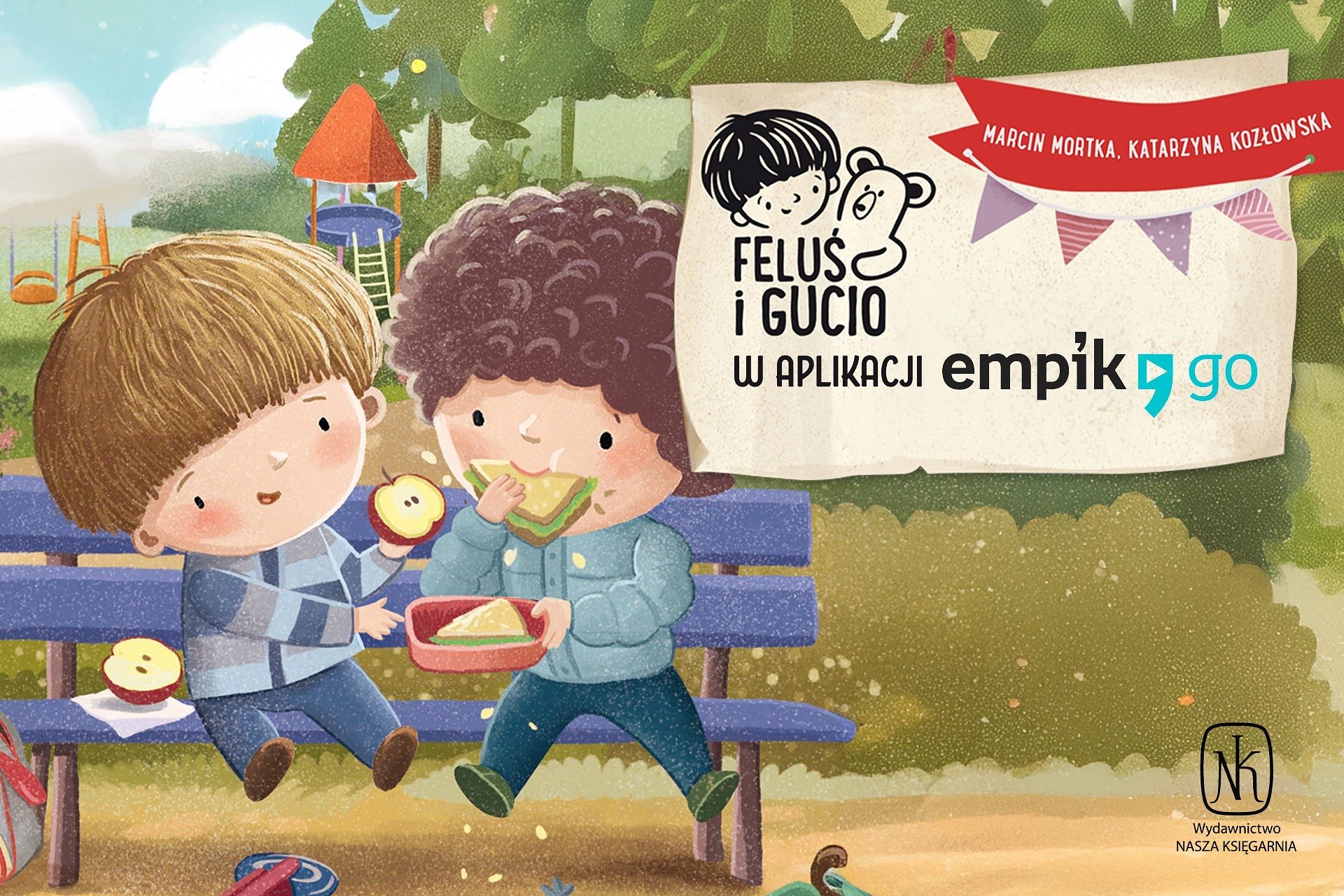 Audiobooki Audiobooki „Feluś i Gucio” na wyłączność w aplikacji Empik Go – nowa współpraca z wydawnictwem Nasza Księgarnia