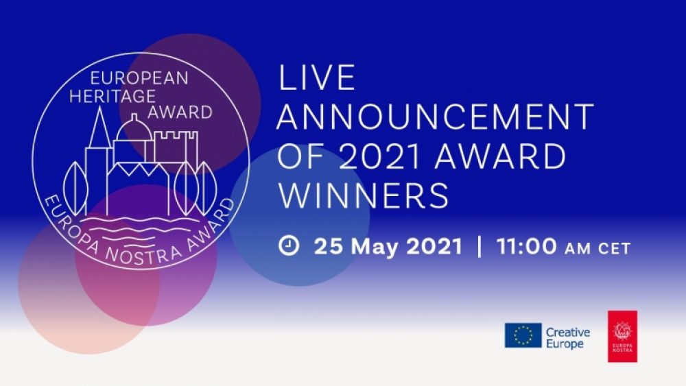  Europa Nostra 2021 - online, 25 maja