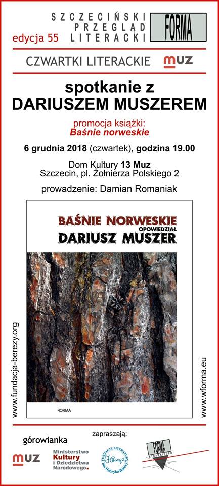 Czwartek Literacki, „13 Muz”, Dariusz Muszer, „Baśnie norweskie”