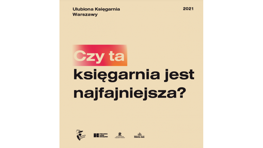 Trwa konkurs na Ulubioną Księgarnię Warszawy