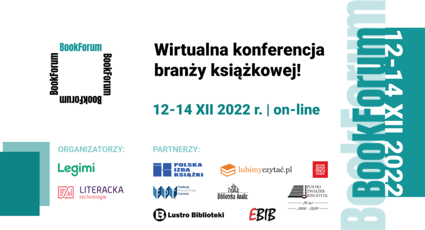 Dwa spotkania Polskiej Izby Książki w dniu 13.12. podczas konferencji online BookForum