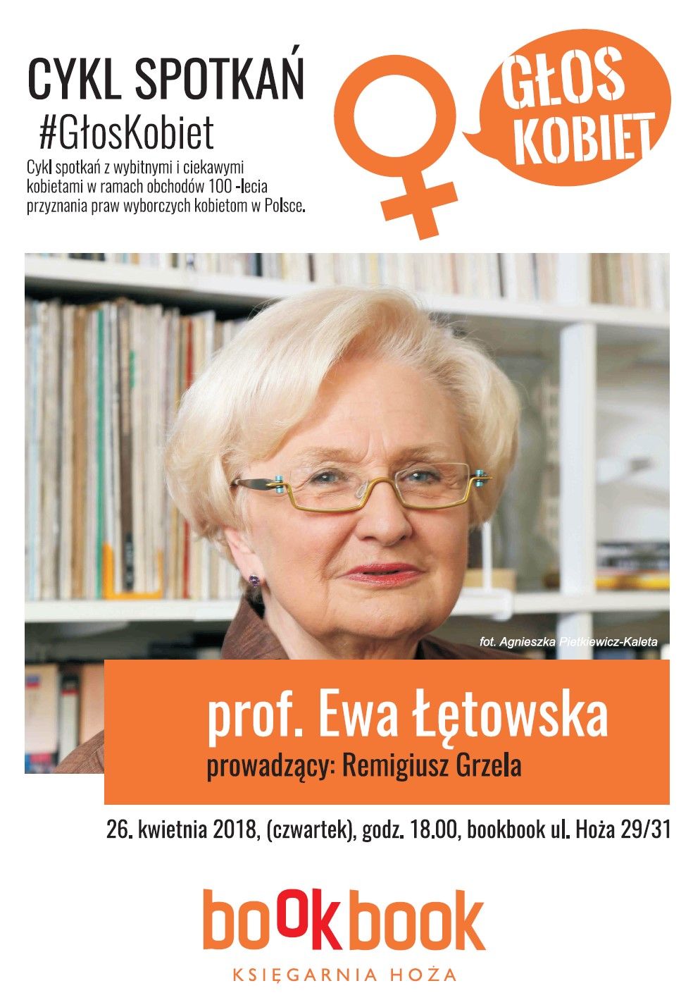  GłosKobiet, prof. Ewa Łętowska, BookBook,