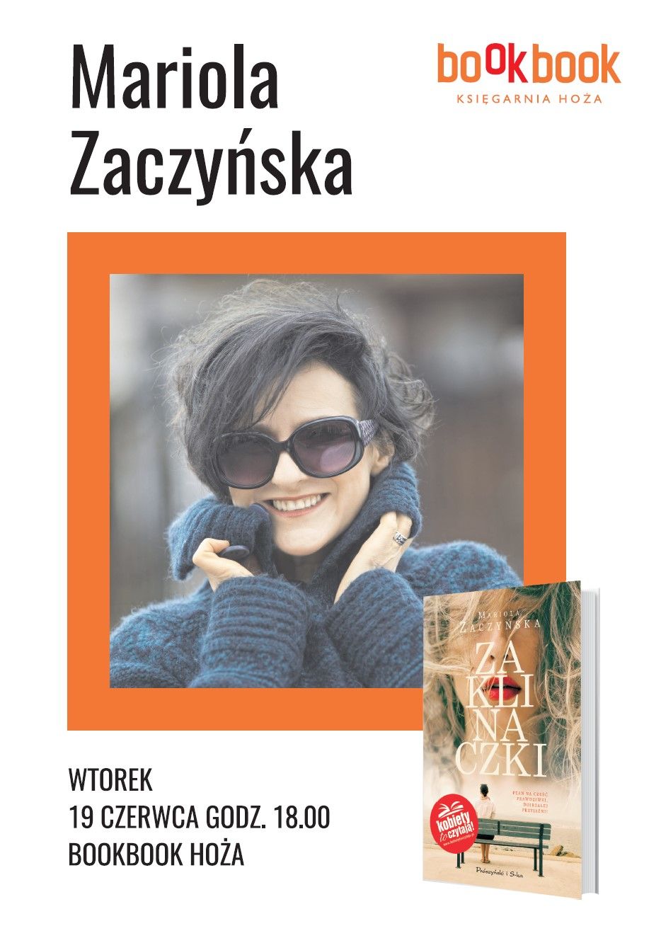 BookBook, spotkanie autorskie,Mariola Zaczyńska