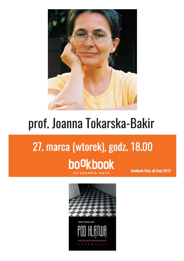 Spotkanie z prof. Joanną Tokarską-Bakir