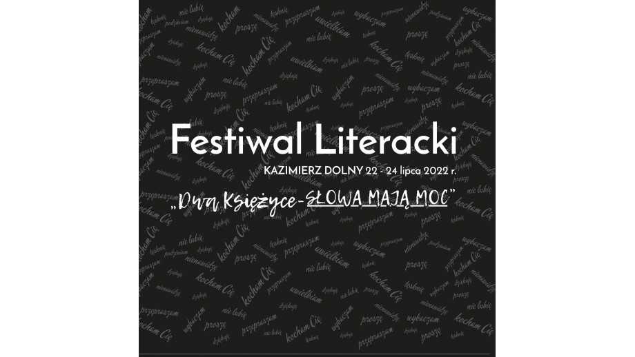 Rozpoczyna się Festiwal Literacki w Kazimierzu Dolnym