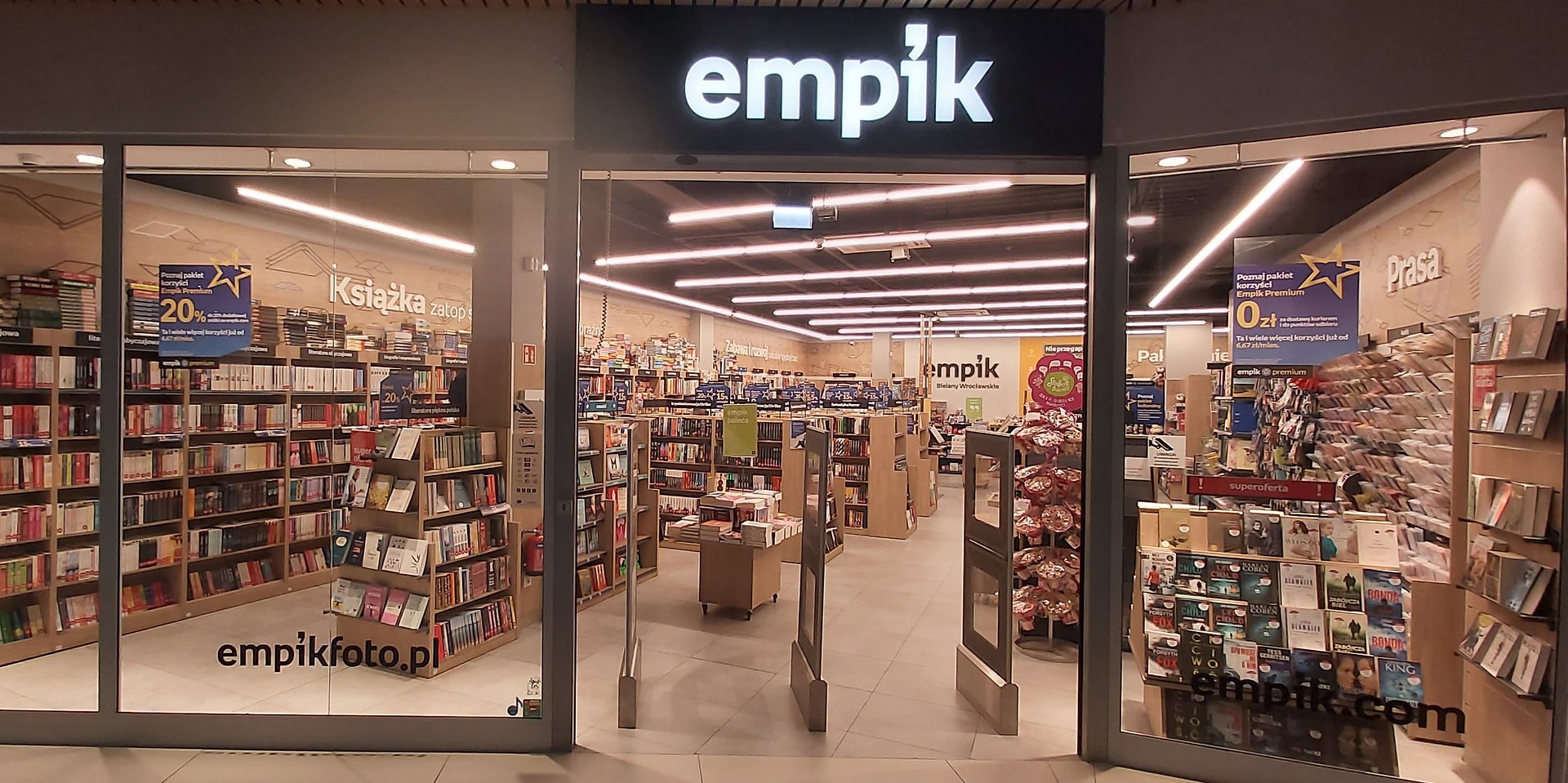 Empik wznawia działalność części salonów w wyniku porozumień z właścicielami obiektów handlowych