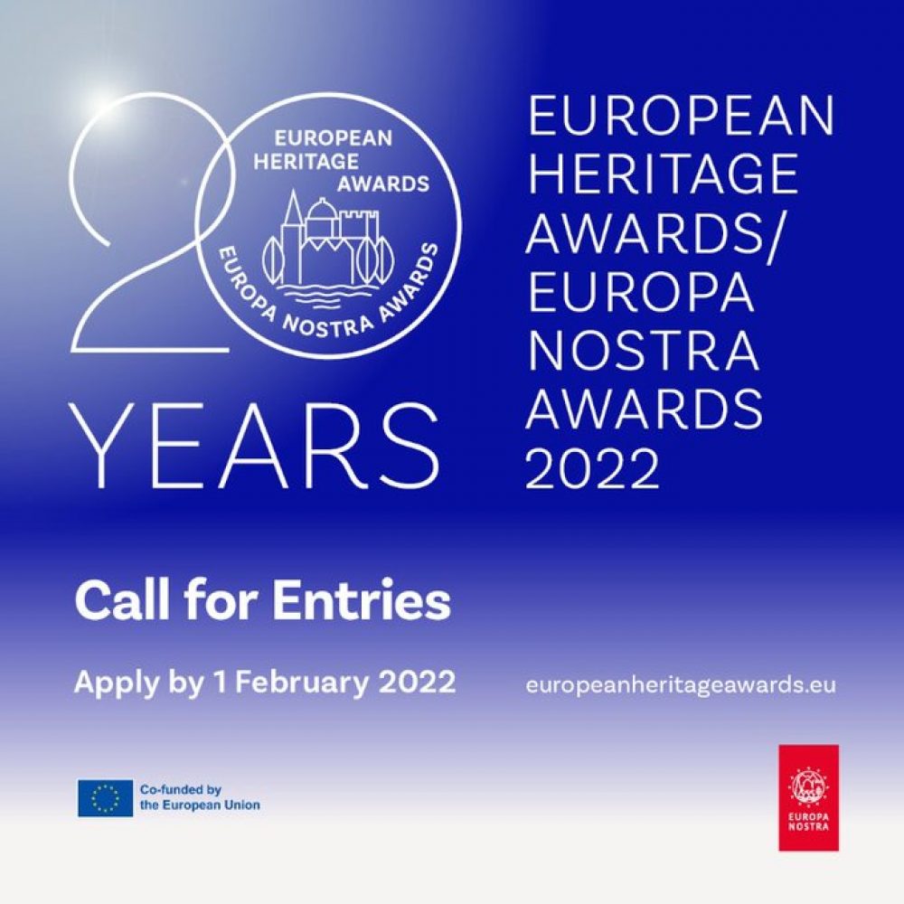 Europa Nostra Awards 2022 | nabór wniosków tylko do 1 lutego