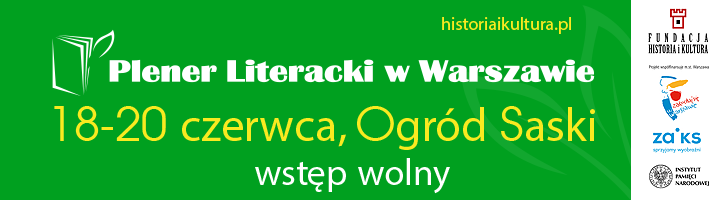Już w piątek rozpocznie się Plener Literacki w Warszawie!