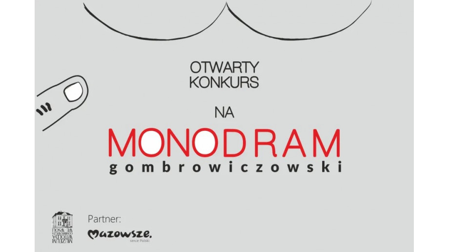 Konkurs na Monodram Gombrowiczowski w ramach obchodów 120. rocznicy urodzin pisarza
