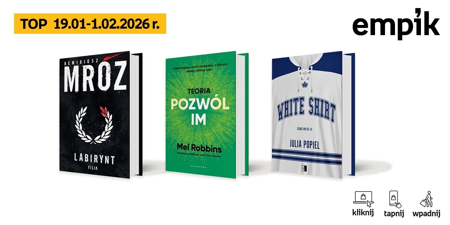Książkowe listy bestsellerów w Empiku za okres od 19 stycznia do 1 lutego 2026 r.