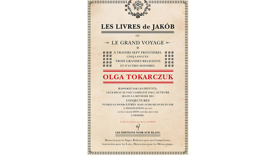 "Księgi Jakubowe” na liście stu najlepszych książek roku francuskiego „Lire”