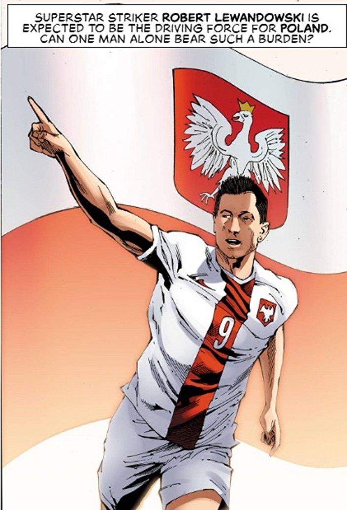Lewandowski bohaterem komiksu Marvela 