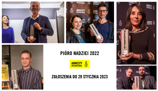 Nagroda medialna Pióro Nadziei 2022 - ostatnie dni zgłoszeń