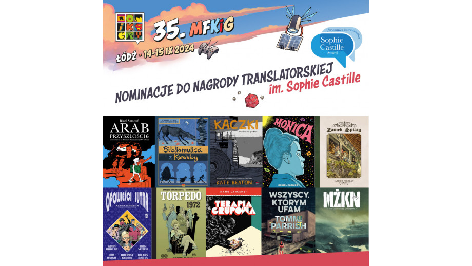 Nominacje do Nagrody Translatorskiej im. Sophie Castille