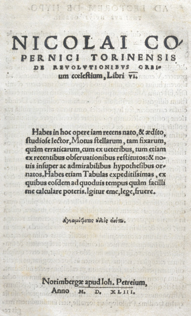 Pierwsze wydanie "O obrotach sfer niebieskich" Mikołaja Kopernika trafi na aukcję. 