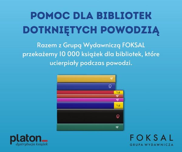 Platon wyposaży biblioteki, które ucierpiały w czasie powodzi  