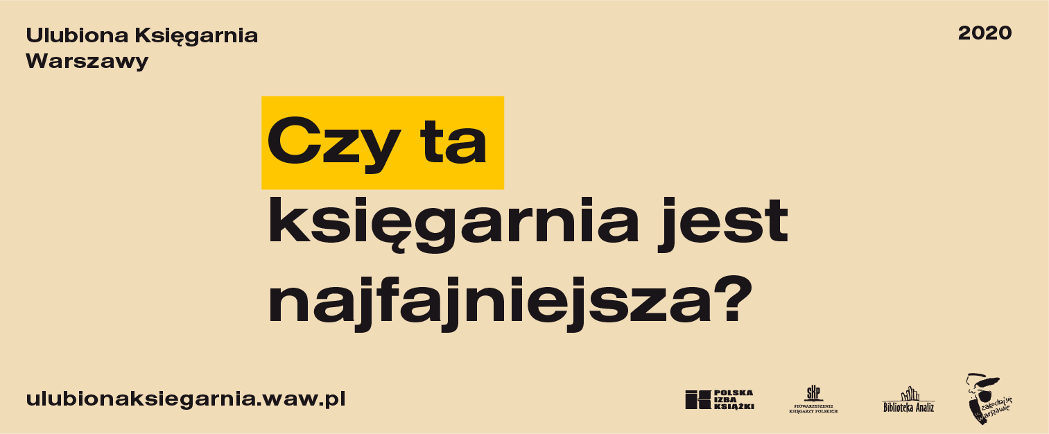 Plebiscyt "Ulubiona Księgarnia Warszawy" zakończony