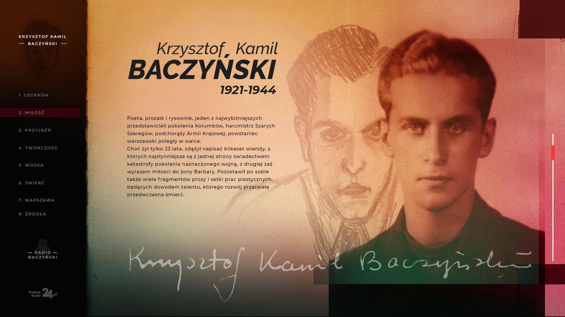 Specjalny serwis Polskiego Radia - K. K. Baczyński 