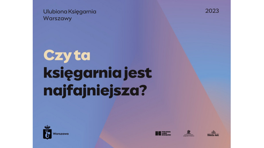 Ulubiona Księgarnia Warszawy – władze miasta zapowiadają kontynuację konkursu