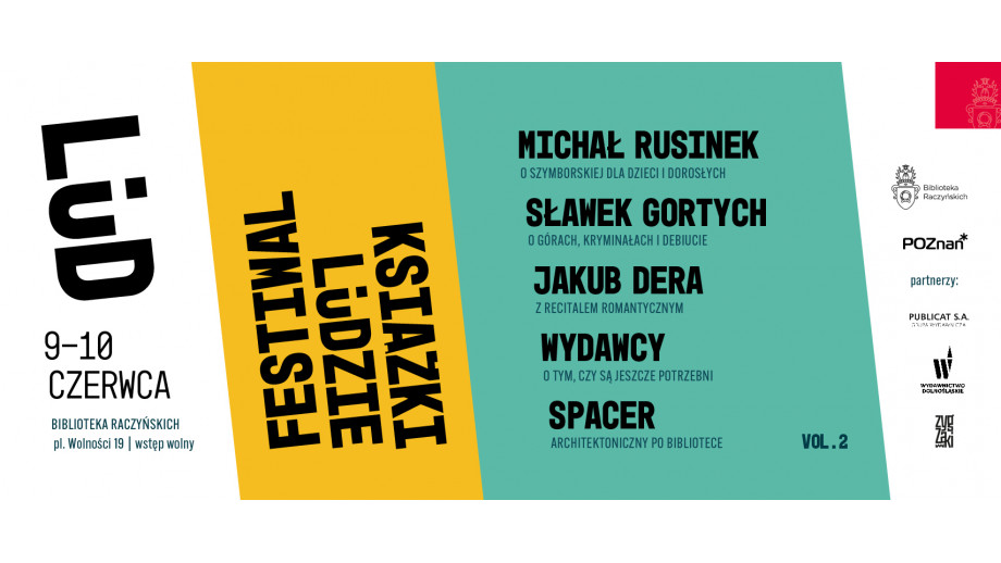 W piątek rozpocznie się Festiwal Ludzie Książki w Poznaniu