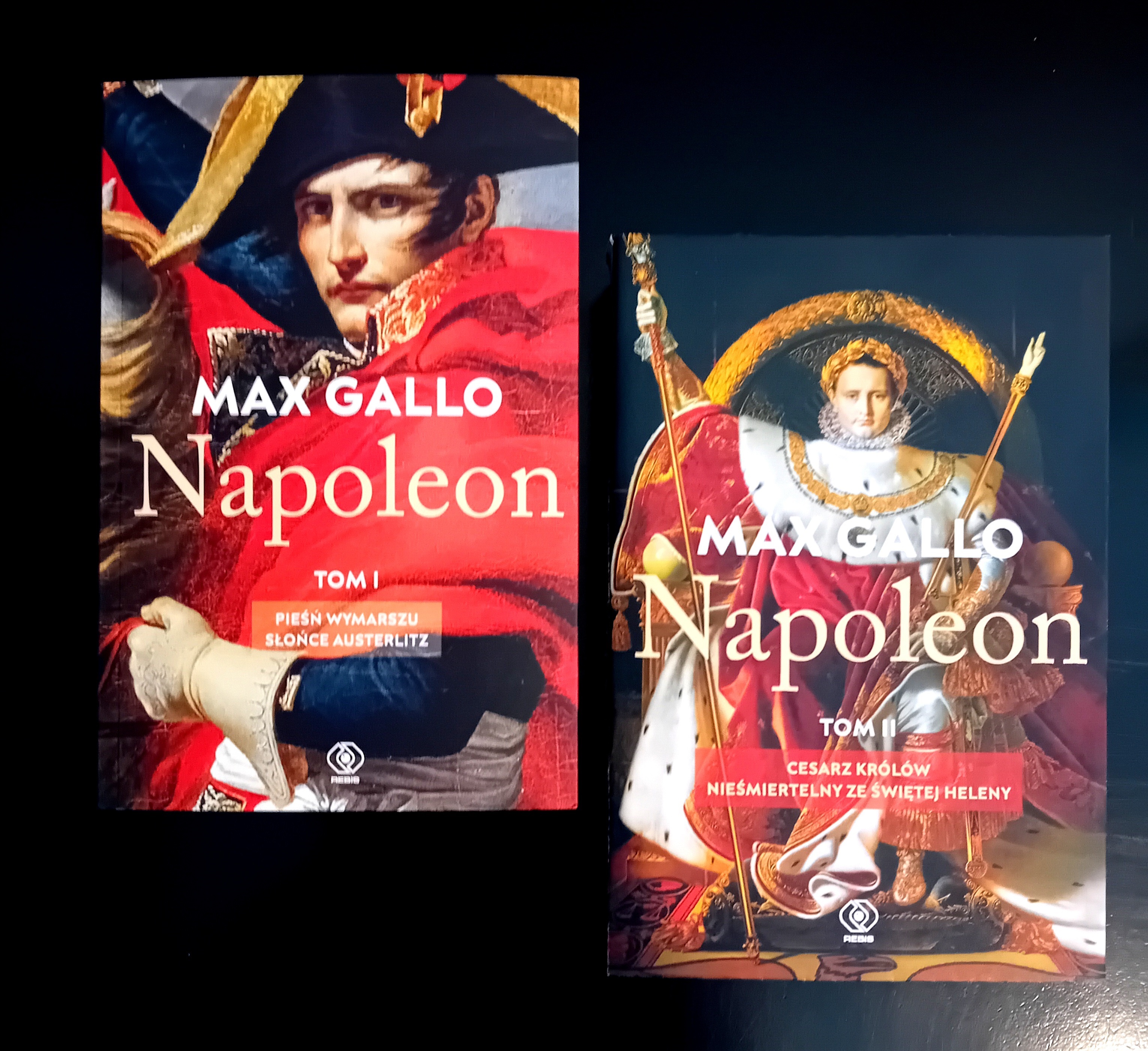 W REBISie: beletryzowana biografia Napoleona t. 1 i 2 autorstwa Maxa Gallo