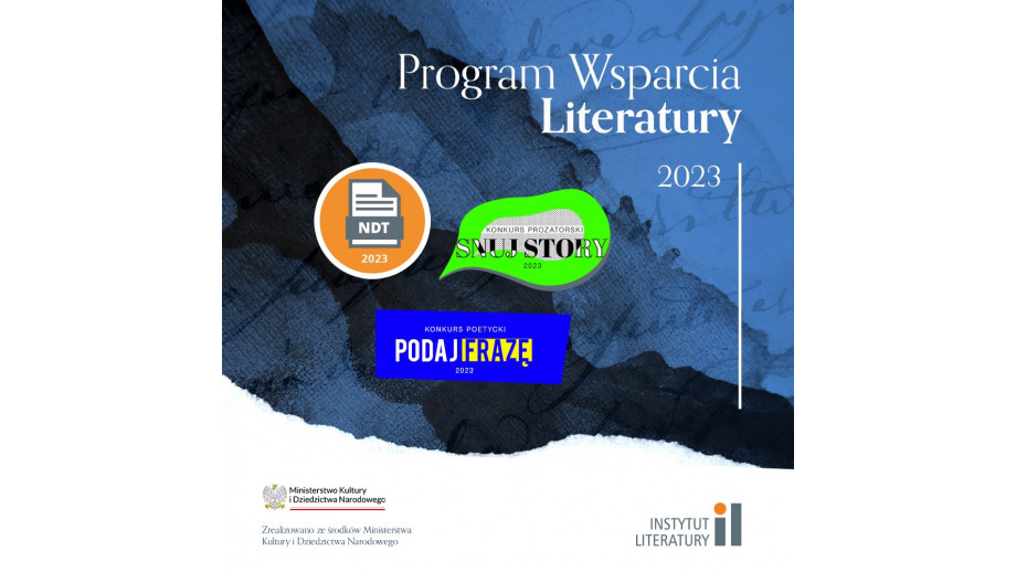 Werdykty w konkursach literackich Instytutu Literatury 2023
