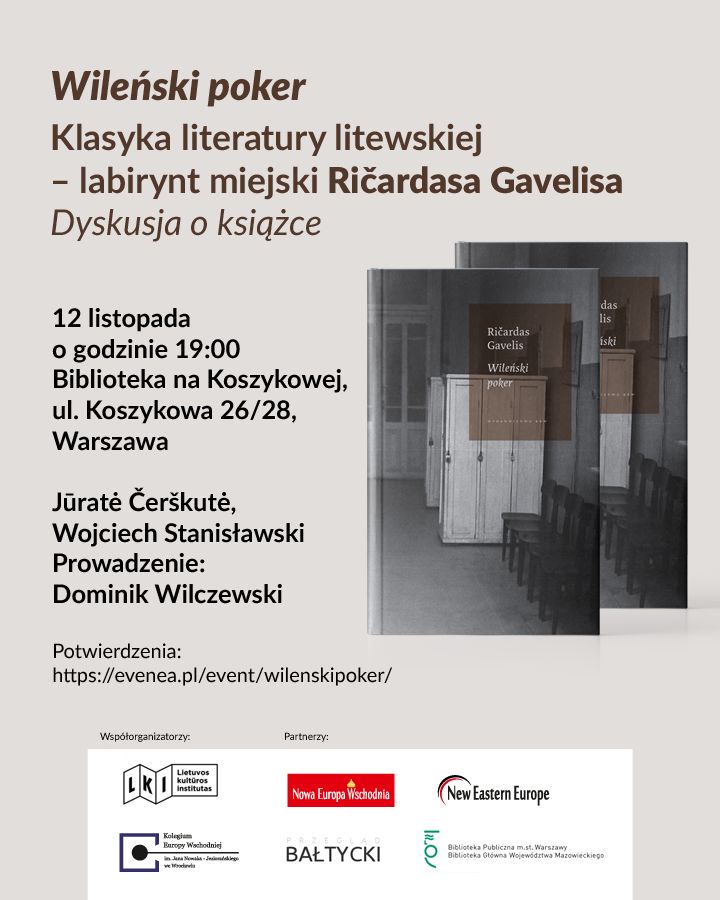 "Wileński poker". Klasyka literatury litewskiej w Warszawie