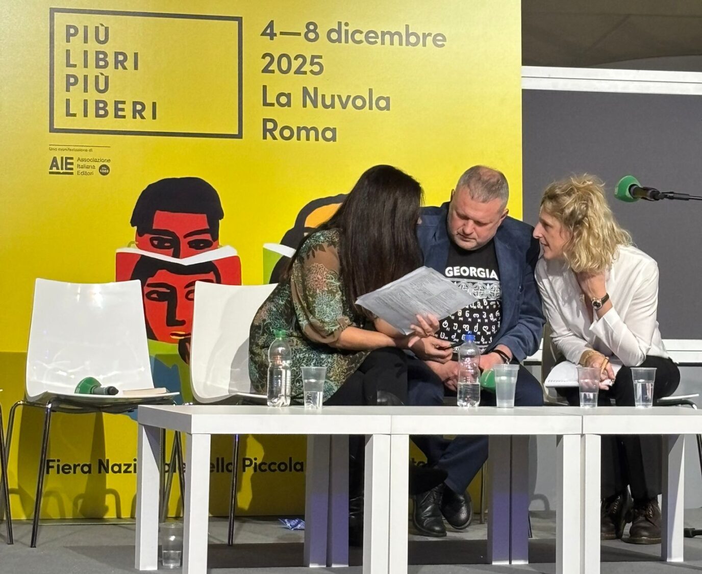 Wojciech Górecki na targach Più Libri Più Liberi w Rzymie