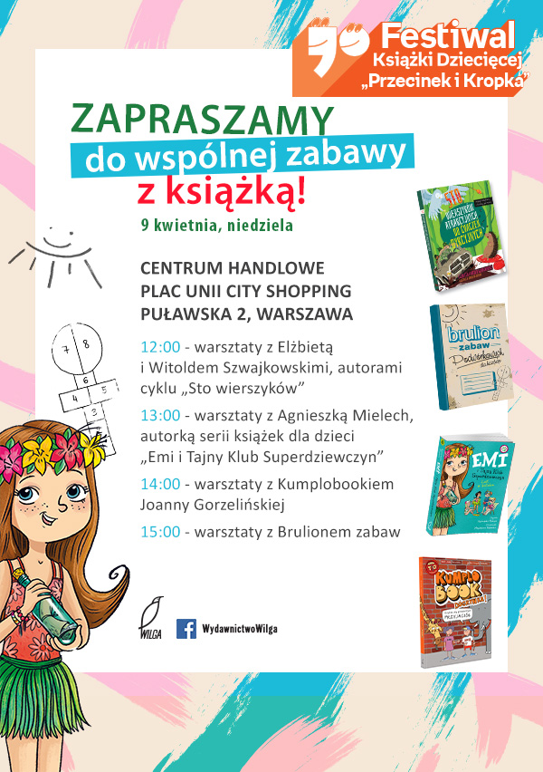 Festiwal Książki Dziecięcej "Przecinek i Kropka",