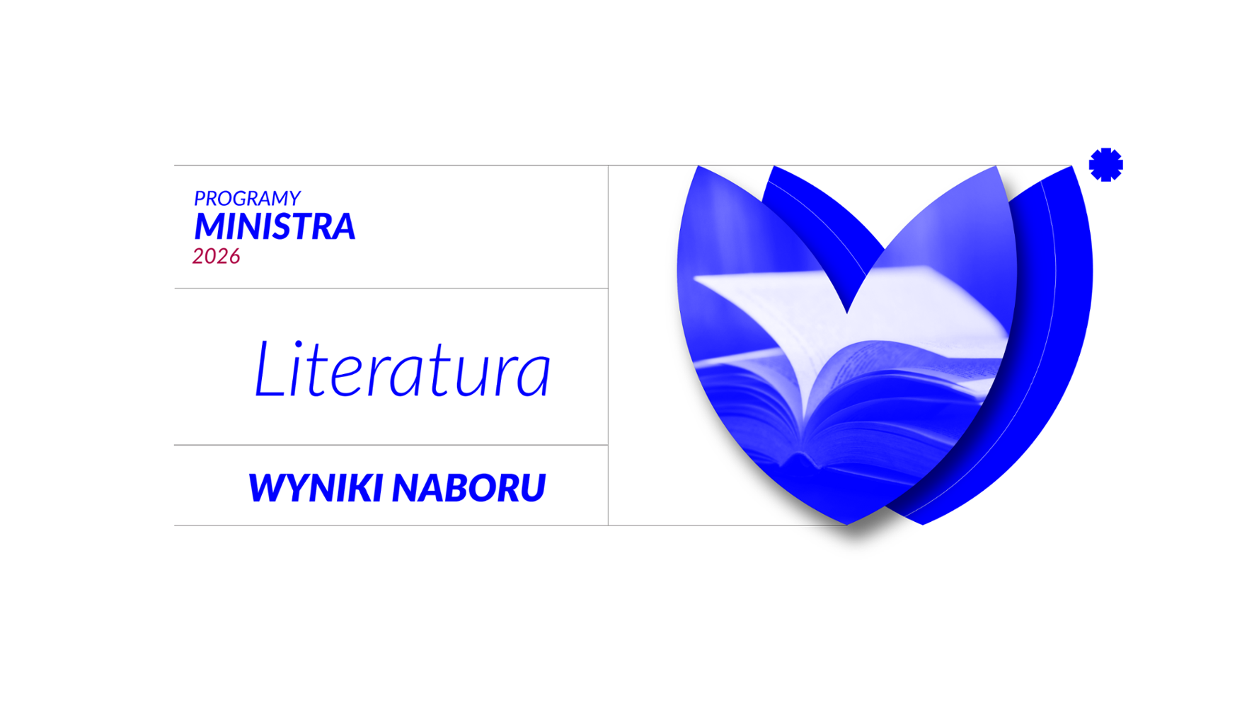 Wyniki naboru do programu „Literatura” 2026