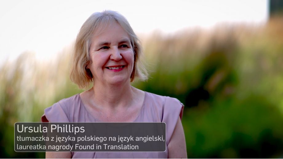 Ursula Phillips, tłumaczka z języka polskiego na język angielski,  laureatka nagrody Found in Translation,