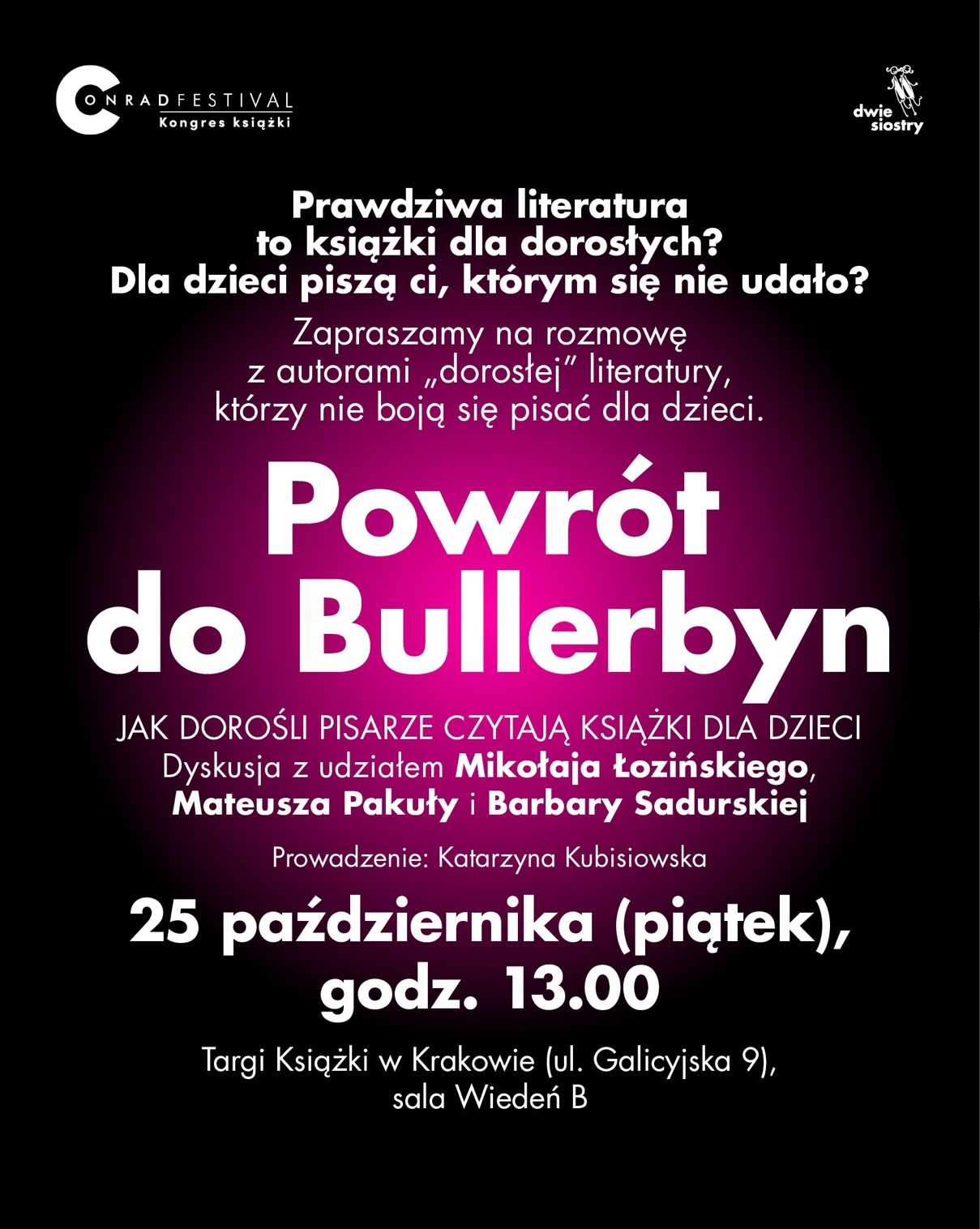 Zaproszenie na debatę: Powrót do Bullerbyn. Jak dorośli pisarze czytają książki dla dzieci?