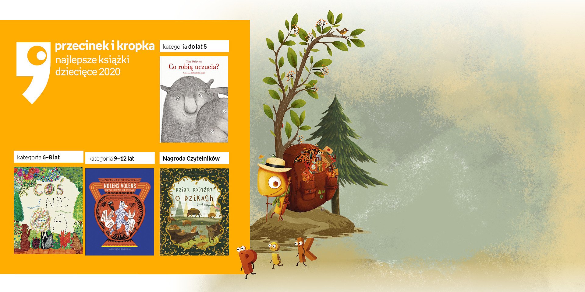Znamy najlepsze polskie książki dla dzieci. Wyniki konkursu „Przecinek i Kropka”