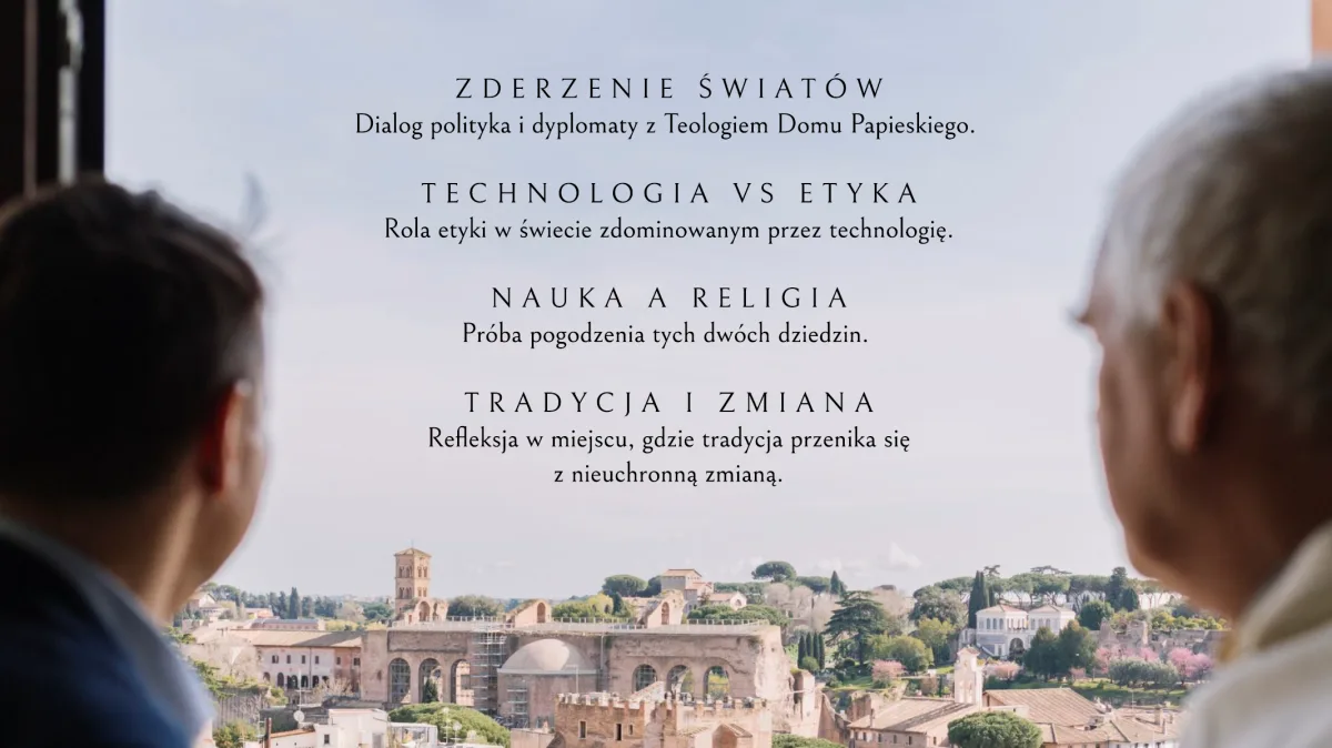 Rozmowy rzymskie - druga strona okładki książki