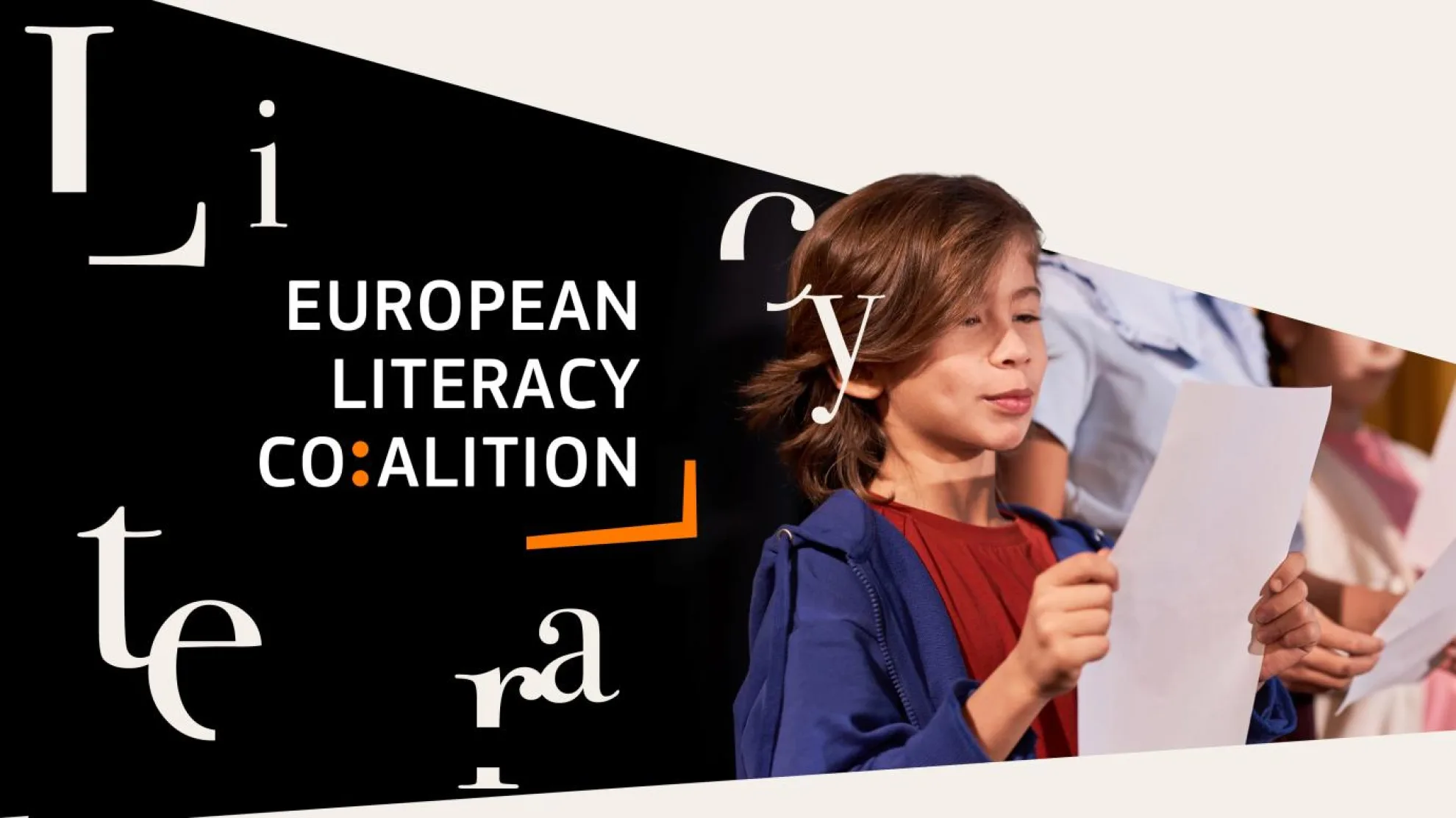Materiał promocyjny European Literacy Coalition — Koalicji Unii Europejskiej na rzecz Czytelnictwa